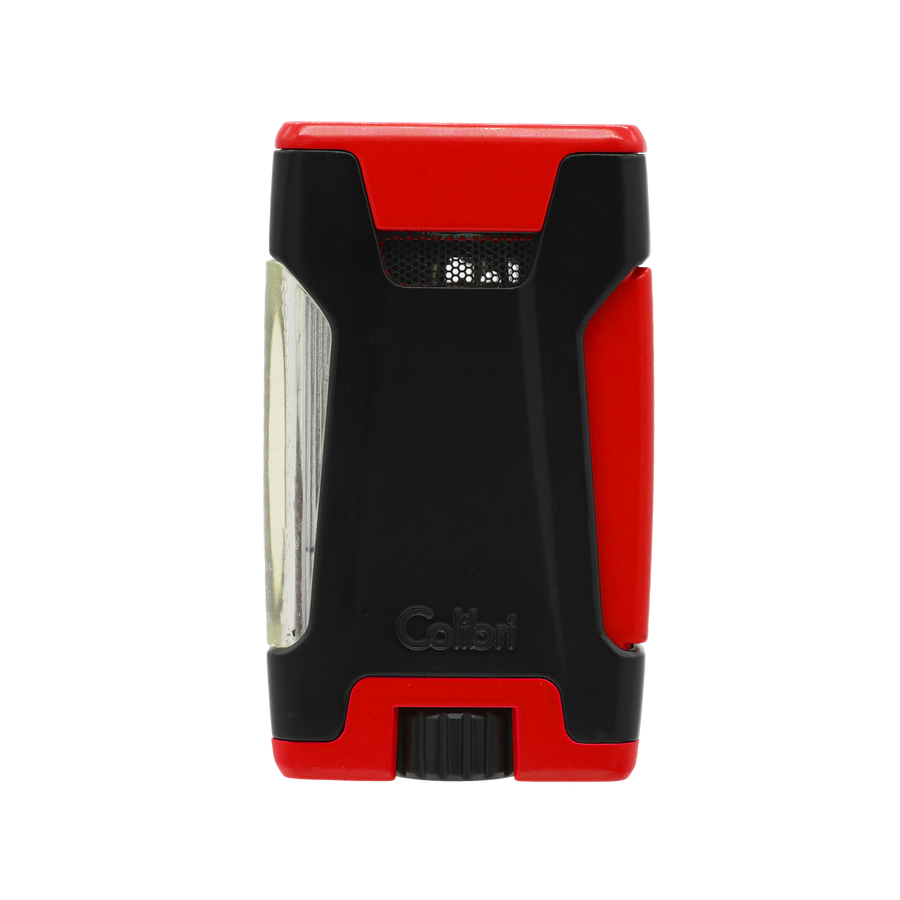 Colibri - Rebel Double Jet Flame Cigar Lighter (Matte Red-Black)
