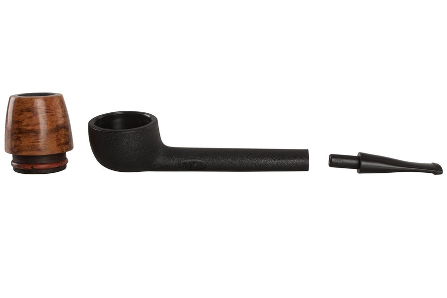 Eriksen Keystone Black Stem Black Grain Bowl smoking pipe by Nording