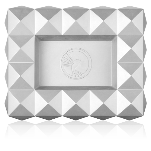 Colibri - Quasar 6-Cigar Ashtray (Silver)