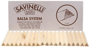 Savinelli - 6mm Balsa Pipe Filters (pack of 30)