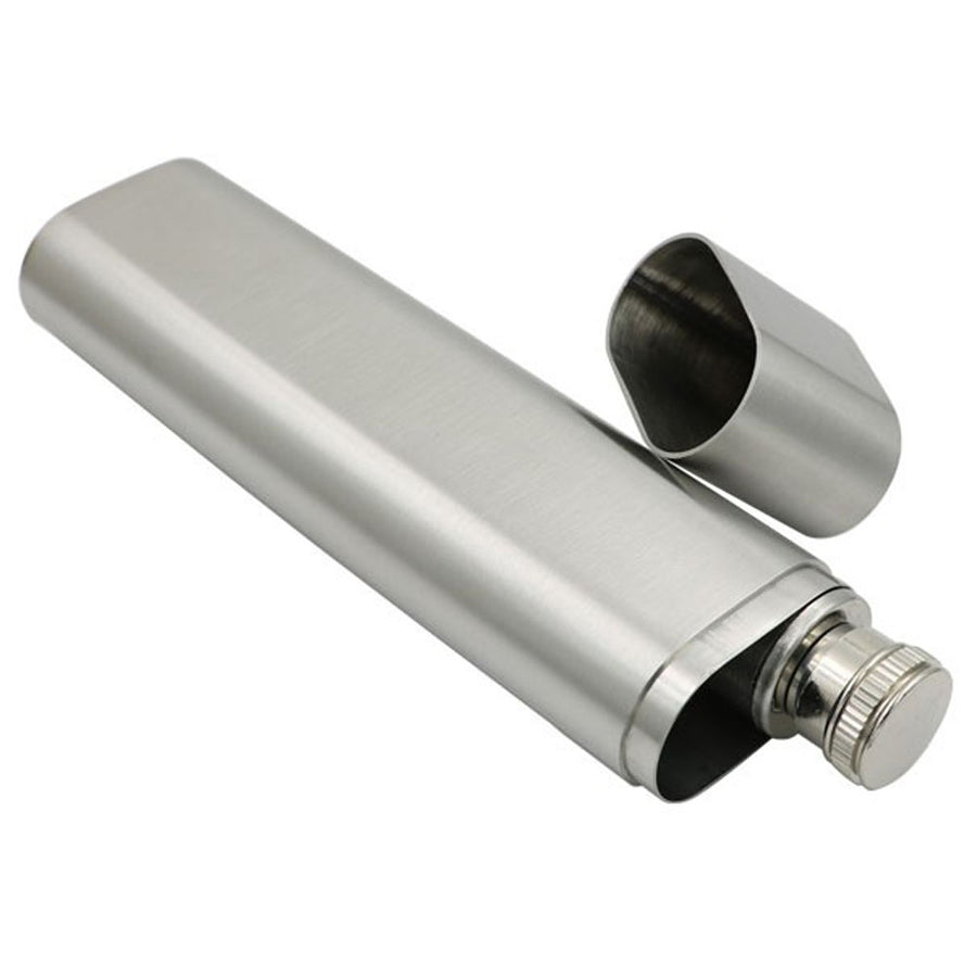 Stainless Steel Cigar holder with Hip Flask