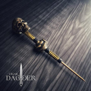 Cigar Dagger - Slither Antique Gold