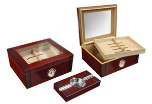 The Sovereign Desktop Humidor gift-set (~50 count)