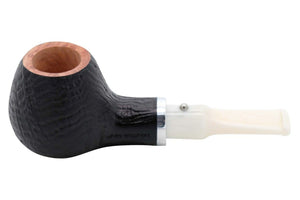 White Elephant Ebony & Ivory Sandblast Pipe #5