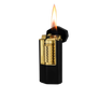 Xikar® Meridian Soft Flame cigar lighter (Black & Gold)