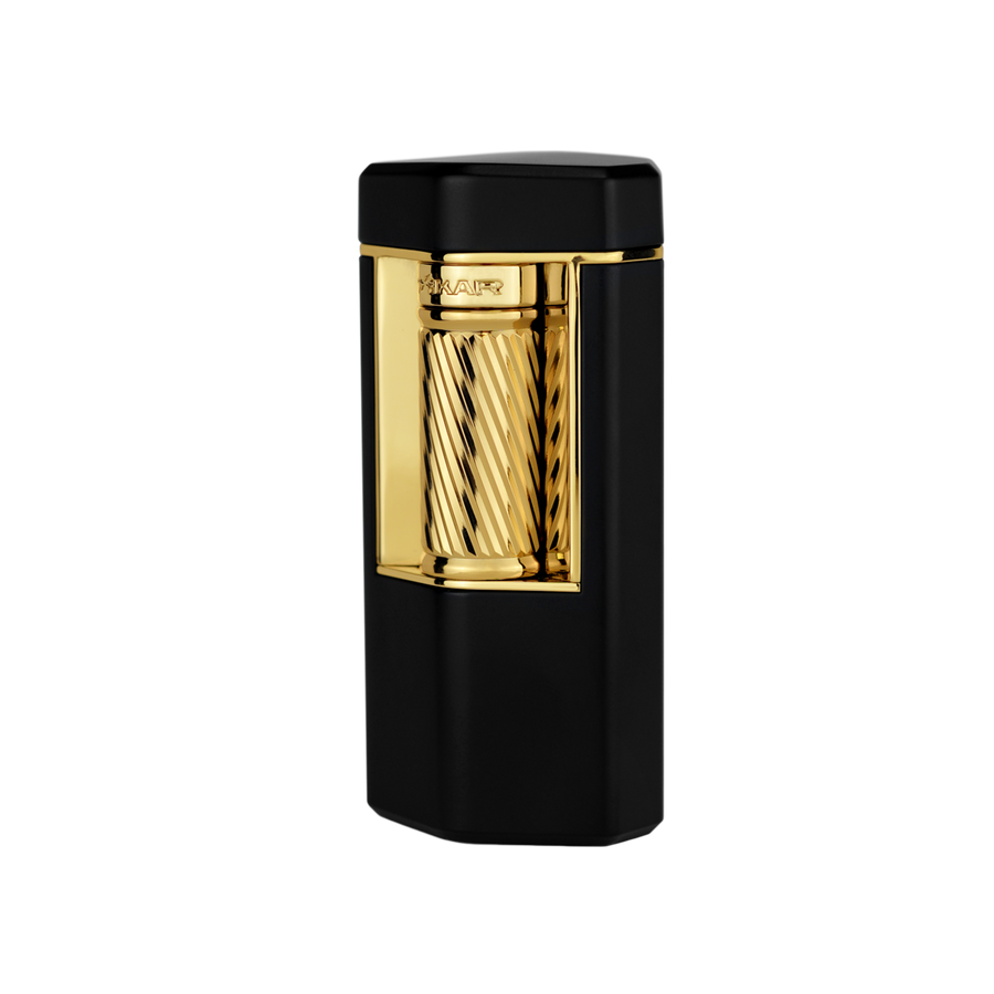 Xikar® Meridian Soft Flame cigar lighter (Black & Gold)