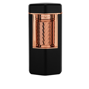 Xikar - Meridian Soft Flame cigar lighter (black & rose gold)