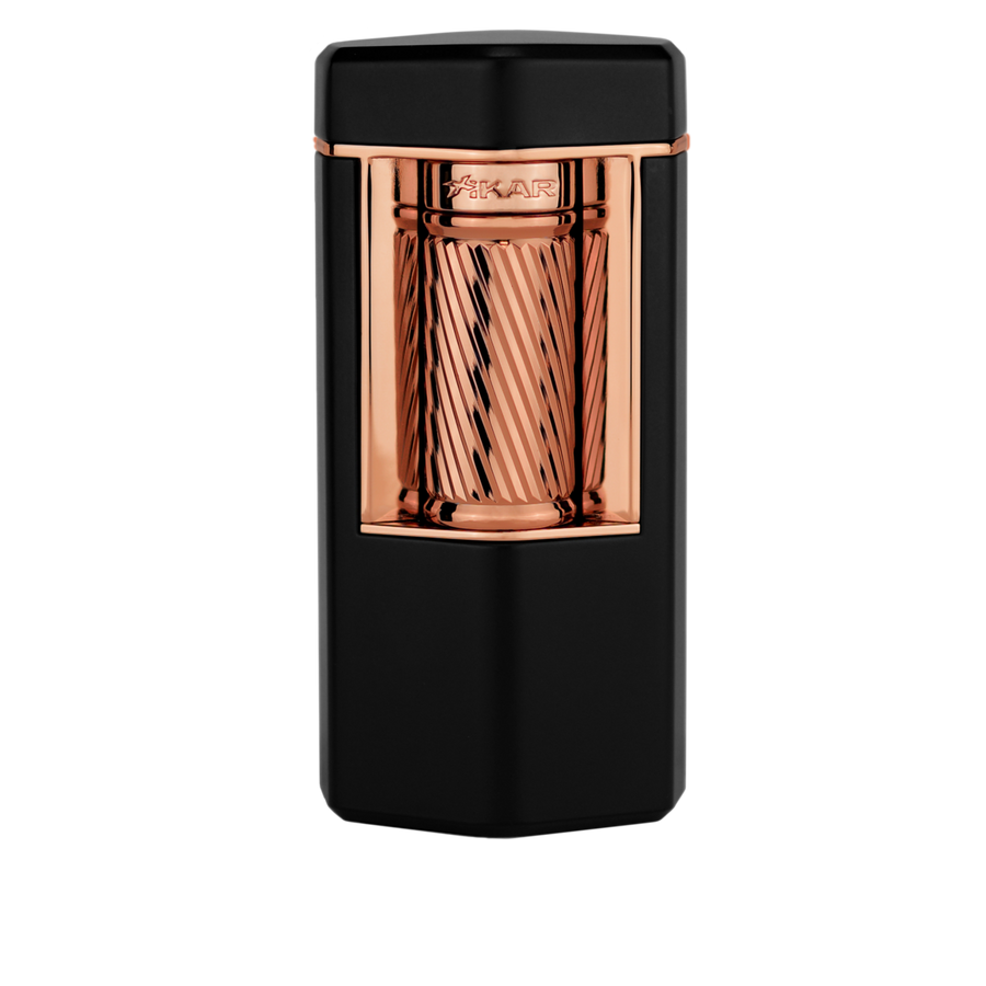 Xikar - Meridian Soft Flame cigar lighter (black & rose gold)