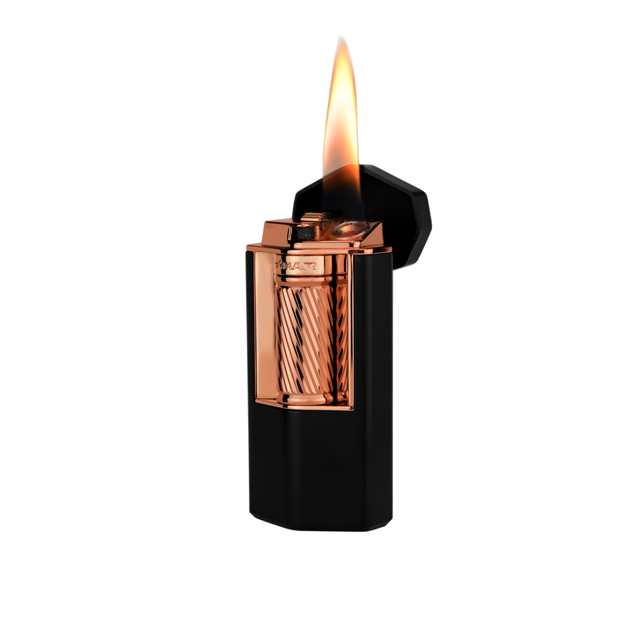 Xikar - Meridian Soft Flame cigar lighter (black & rose gold)