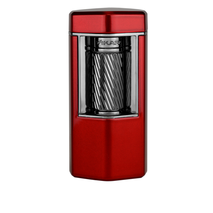 Xikar - Meridian Soft Flame cigar lighter (red & gunmetal)