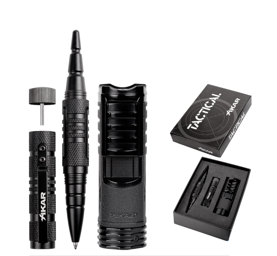 Xikar - Tactical Lighter & Pen Gift-Set (Black)