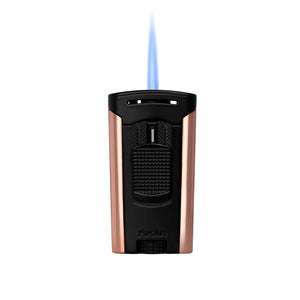 Xikar® Astral Single-Jet Torch Cigar Lighter (Black-Rose Gold)