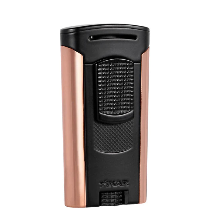 Xikar® Astral Single-Jet Torch Cigar Lighter (Black-Rose Gold)