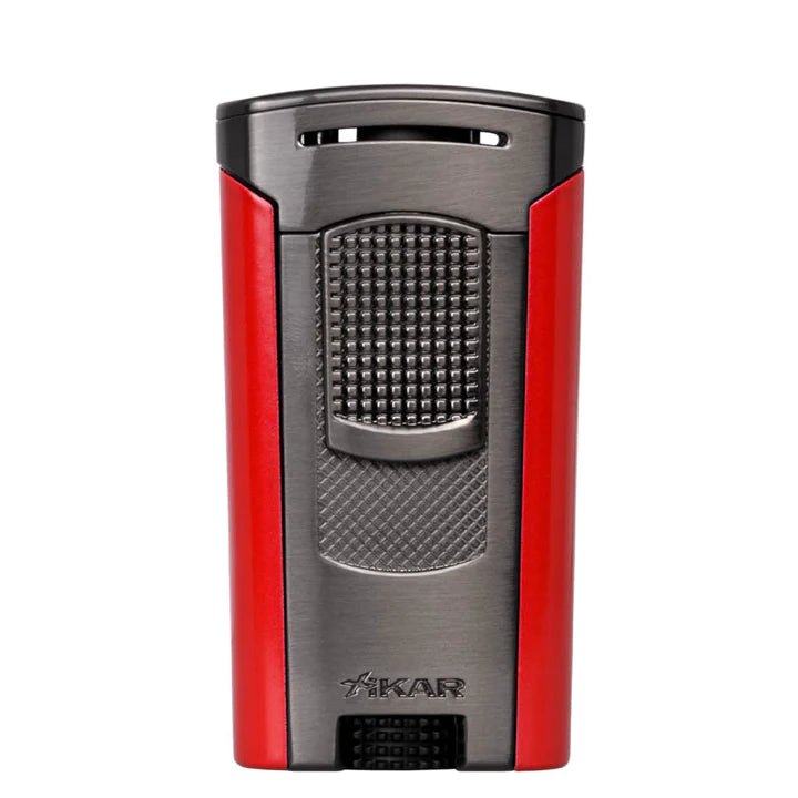 Xikar - Astral Single-Jet Torch Cigar Lighter (Gunmetal-Red)