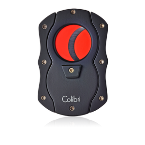 Colibri - Cut Cigar Cutter (Black-Orange Blades)