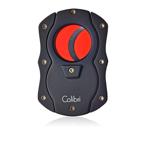 Colibri - Cut Cigar Cutter (Black-Orange Blades)
