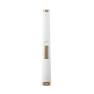 Colibri - Aura Flat Flame Lighter (Matte White-Rose)