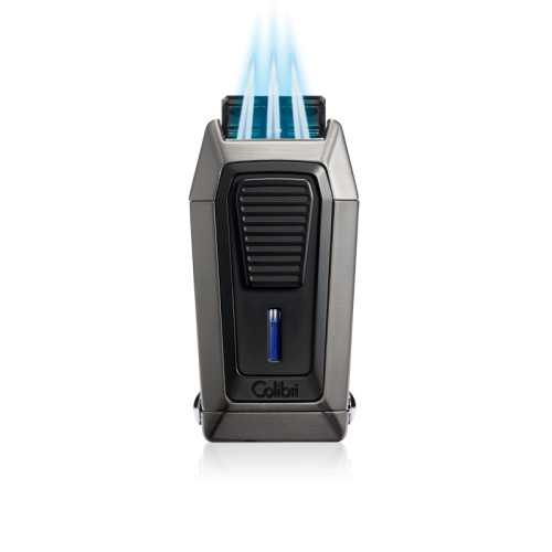 Colibri - Quantum Triple-Jet Lighter with V-cut (Black-Black)